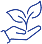 Blue Agriculture Icon